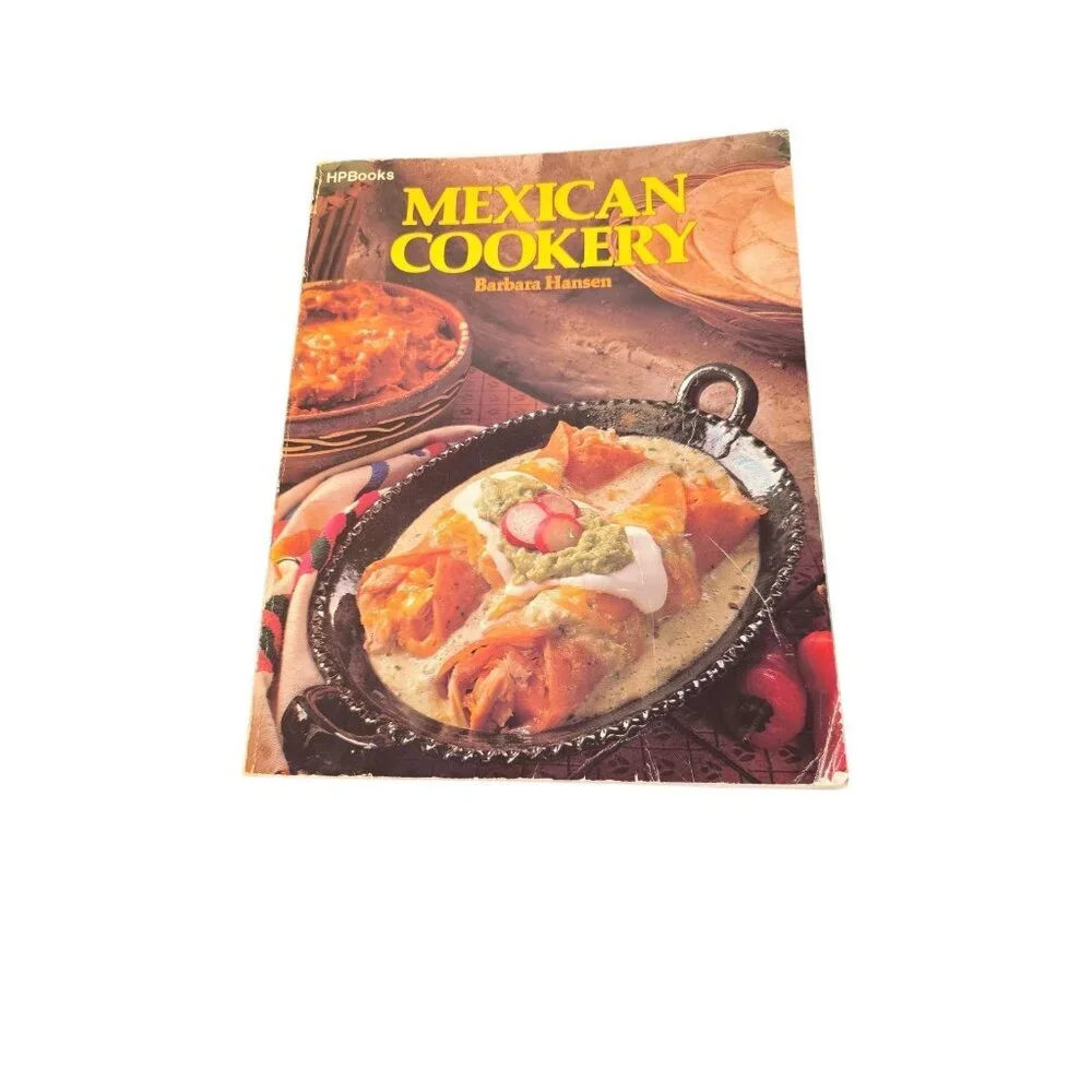 Mexican Cookery Cookbook By Barbara Hansen Paperback Vintage 1980's